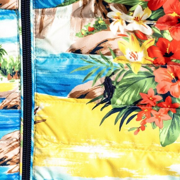 POLO RALPH LAUREN Hawaiian Print Down Toddler Boys Jacket Coat - Size 3T - New - Picture 7 of 8